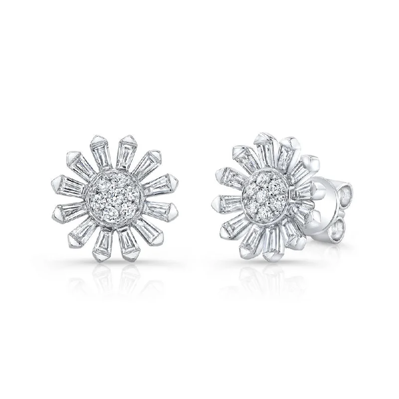 Women’s crystal earrings-Uneek Bouquet Collection Floral Earrings