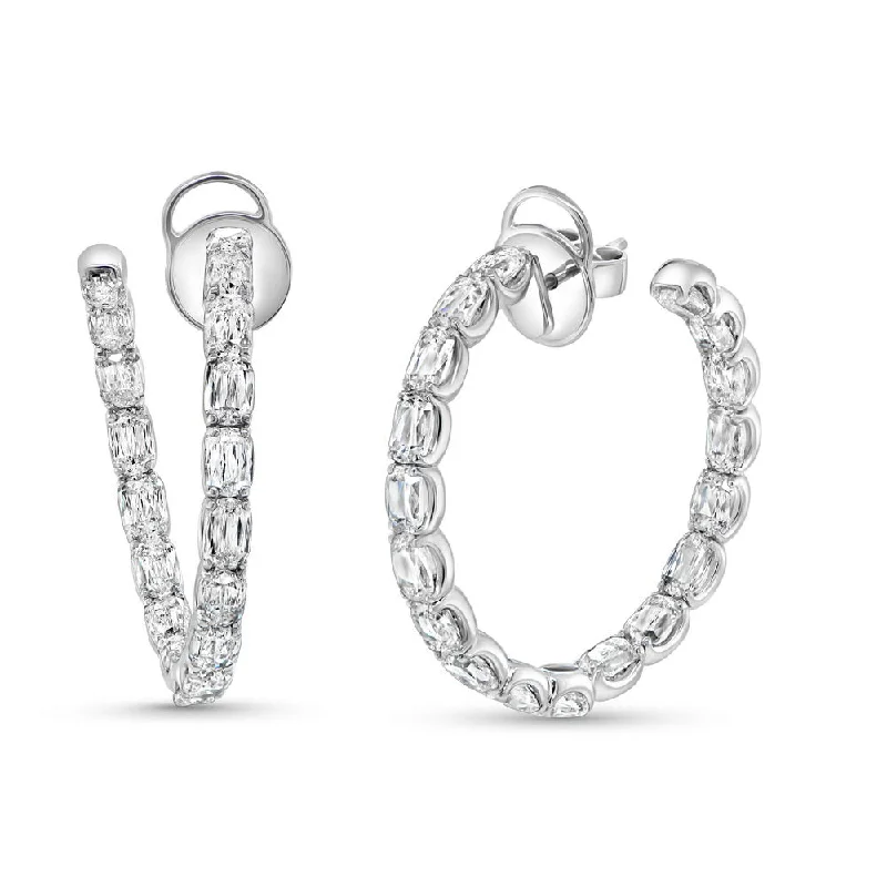 Women’s fashion stud earrings-Uneek Hoop Earrings