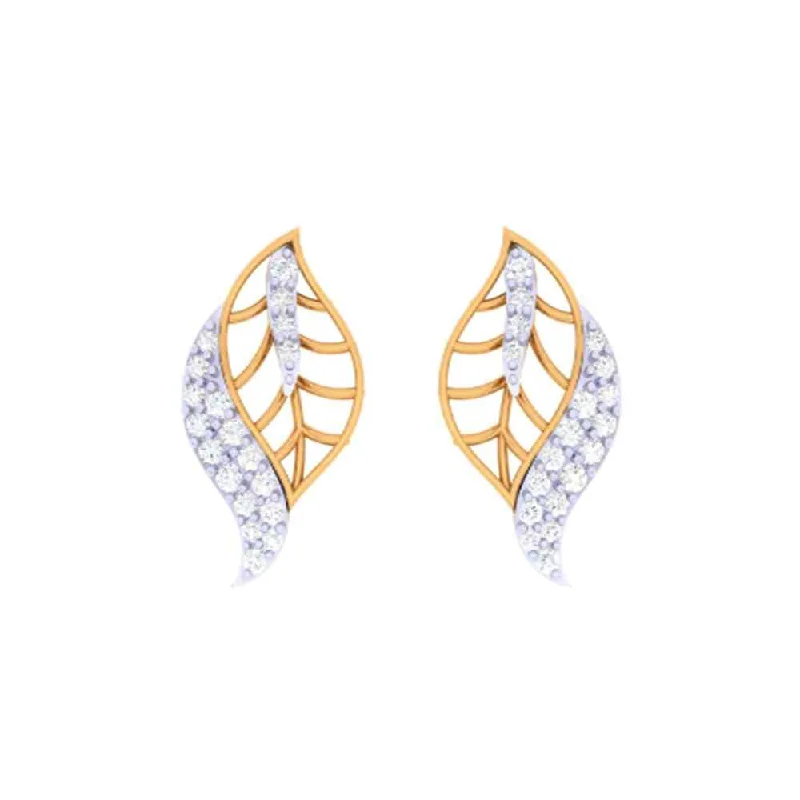 Women’s contemporary earrings-Lovely Leafy Earrings