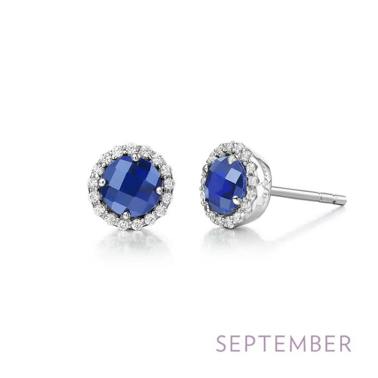 Women’s chandelier earrings-September Birthstone Earrings