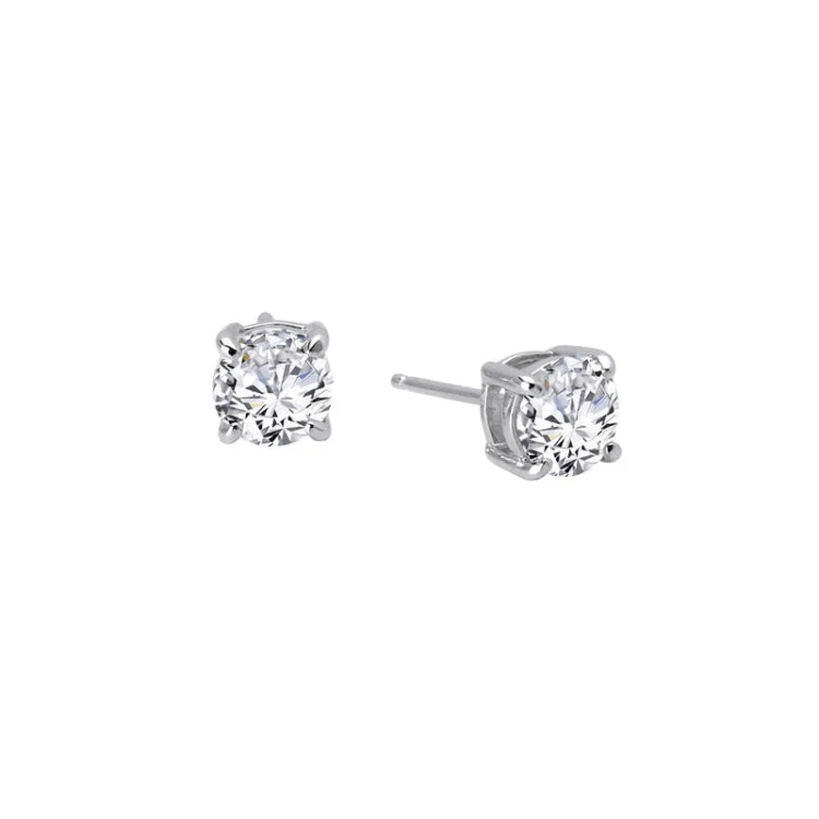 Women’s trendy gold earrings-1.32 CTW Solitaire Stud Earrings