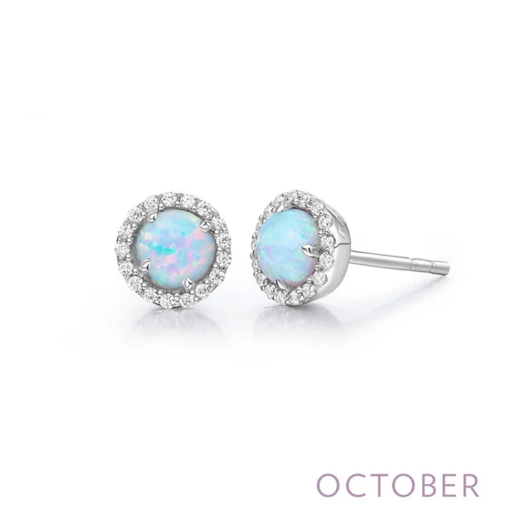 Women’s butterfly earrings-October Birthstone Earrings