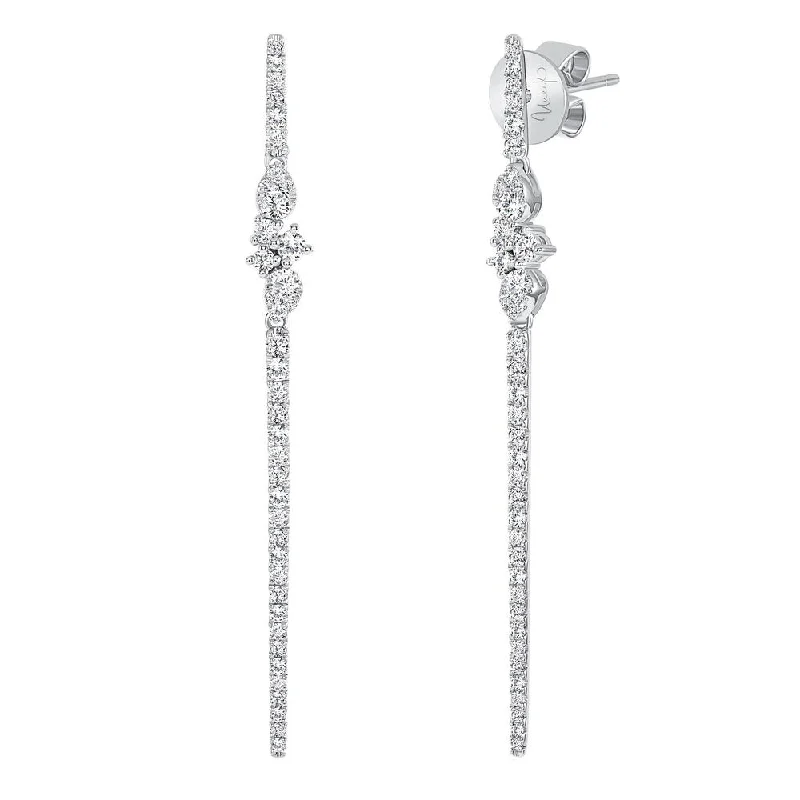 Women’s gemstone earrings-Uneek Gatsby Collection Earrings