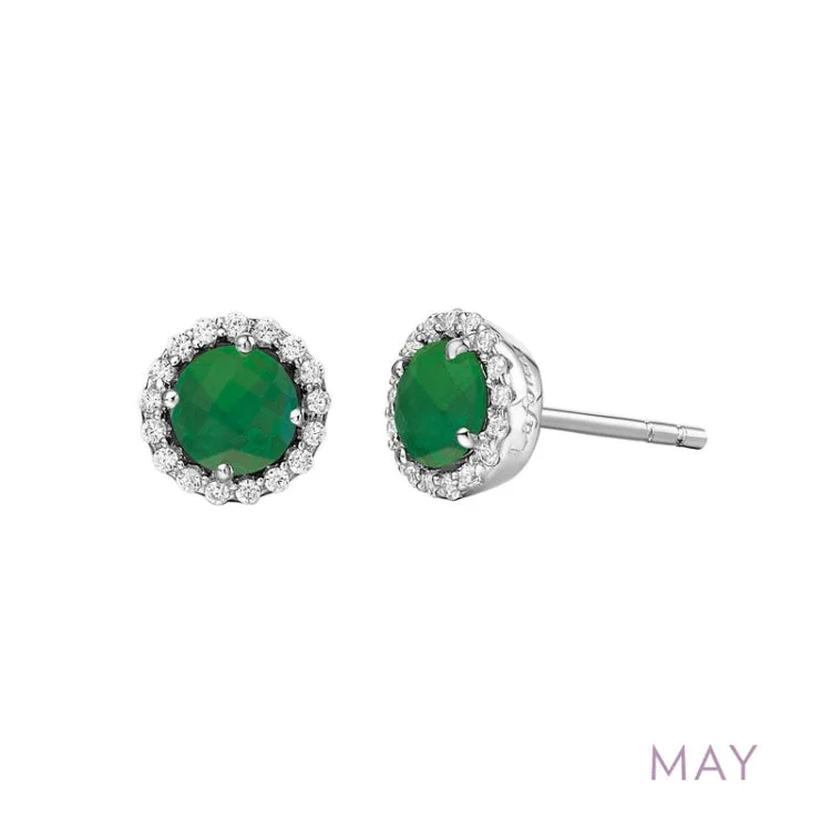 Women’s opal earrings-May Birthstone Earrings