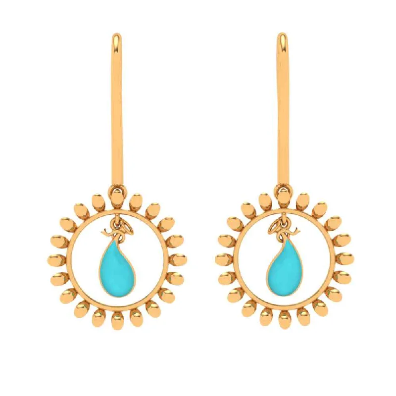 Women’s layered earrings-22k Gold Casual Earrings