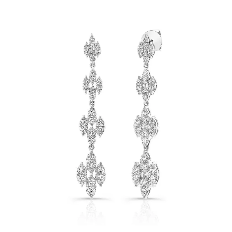 Women’s engraved earrings-Uneek Gatsby Collection Earrings