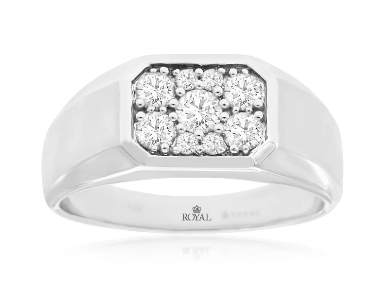 Women’s pear-shaped engagement rings-MEN'S DIAMOND RING