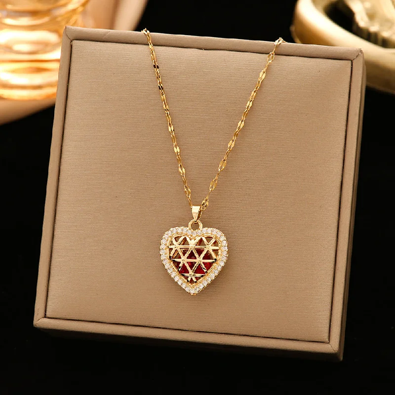 334 Love Necklace-Gold