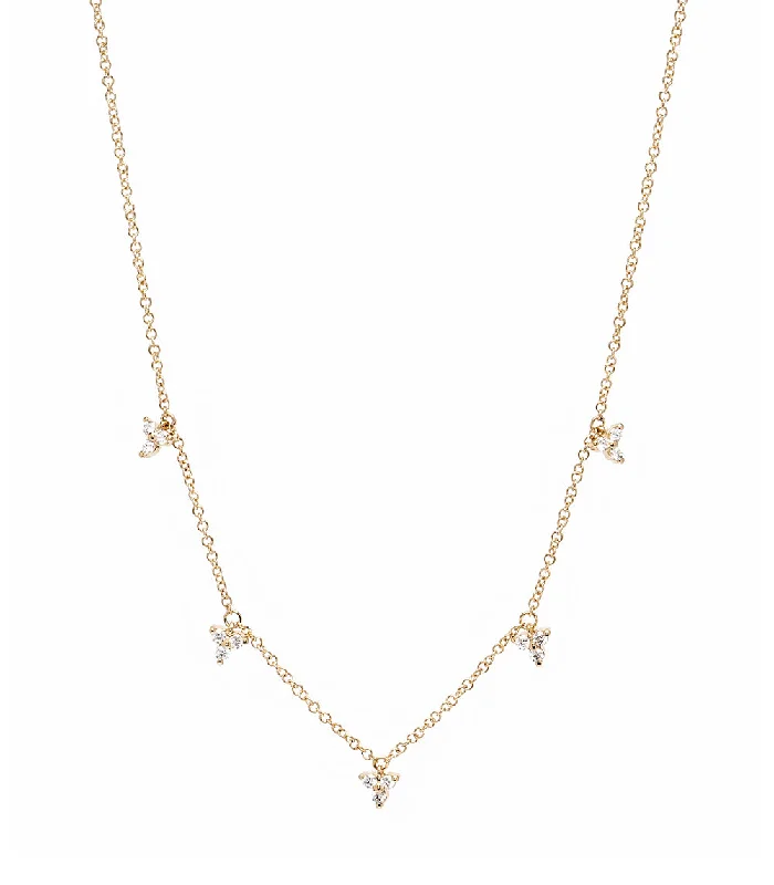 Women’s long gold necklaces-The Montana