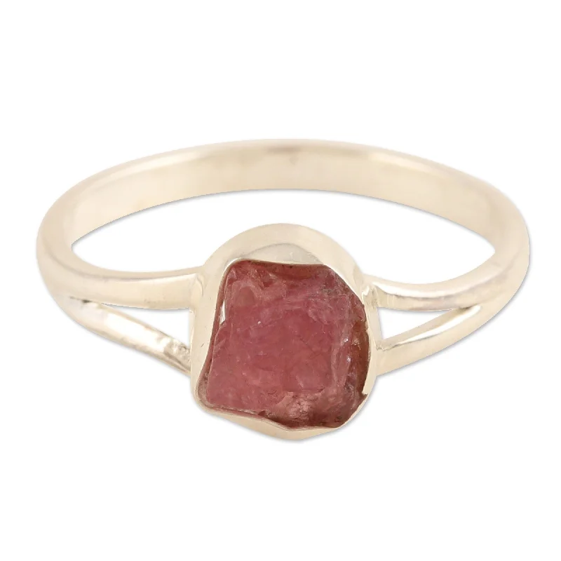 Women’s floral rings-Novica Handmade Creative Magic Ruby Single Stone Ring