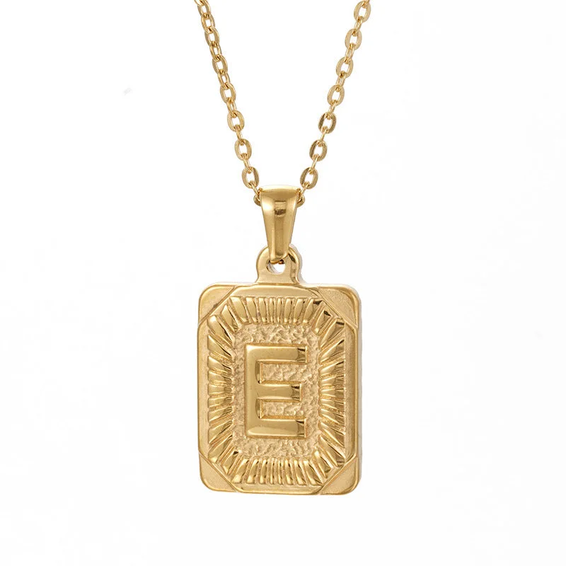 (Including Chain) Gold E