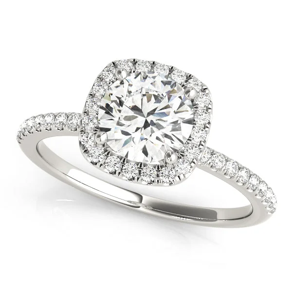 Women’s timeless engagement rings-ENGAGEMENT RINGS HALO ROUND