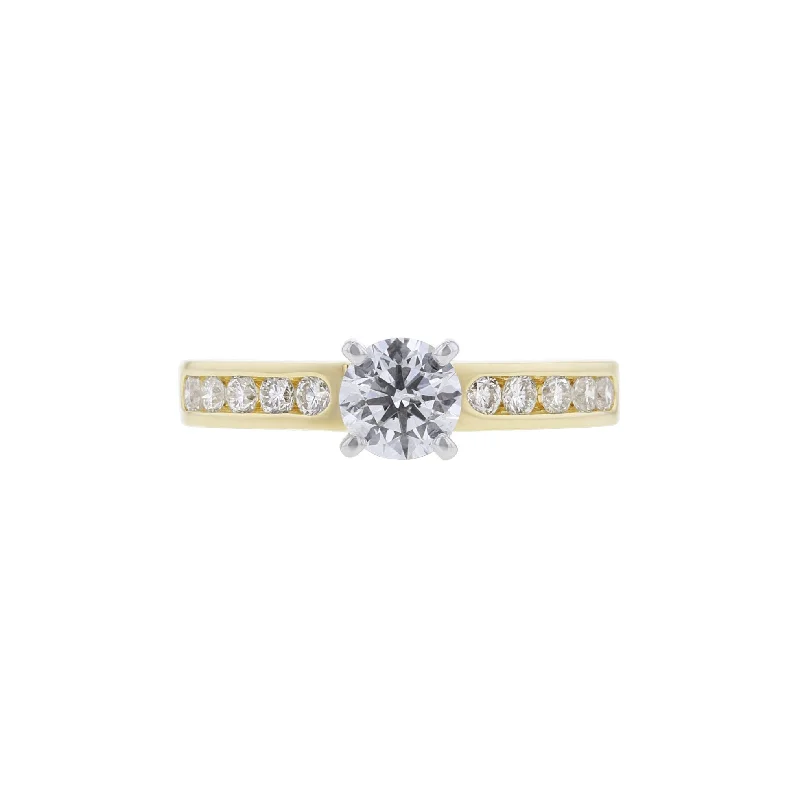 Women’s engagement rings with intricate bands-Nanette Ready for Love Diamond Engagement Ring