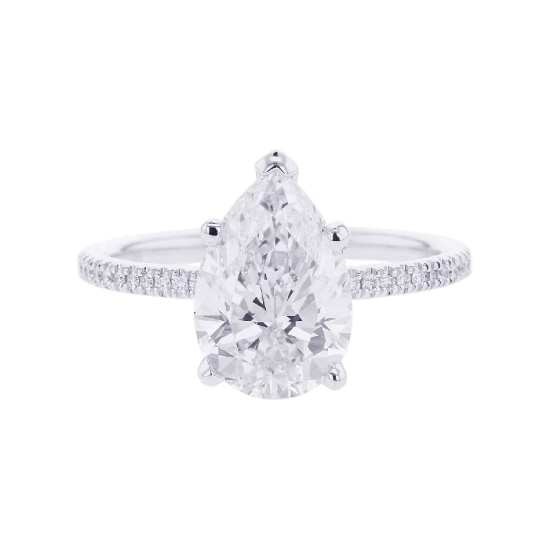 Women’s cushion cut diamond engagement rings-Adele Certified Ready for Love Diamond Engagement Ring