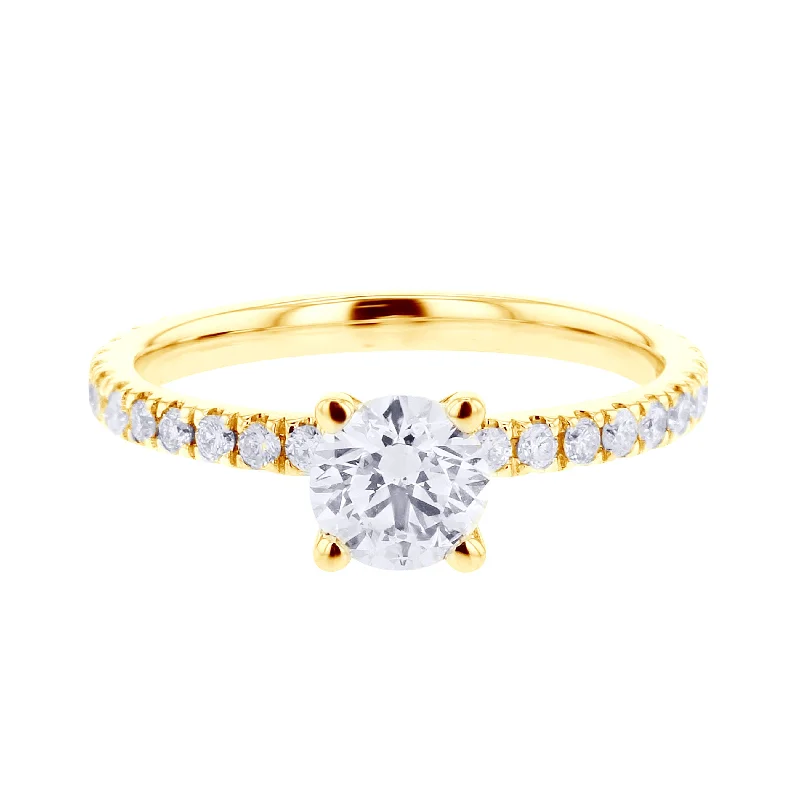 Women’s high-quality engagement rings-Lorena Ready for Love Diamond Engagement Ring 1-1/5ct