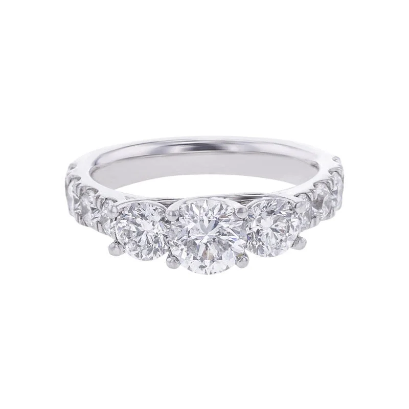 Women’s fancy engagement rings-Rhiannon Ready For Love Diamond Engagement Ring