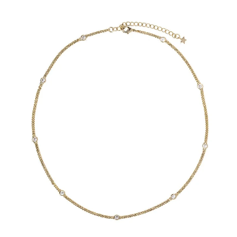 Women’s simple gold necklaces-Hazel necklace