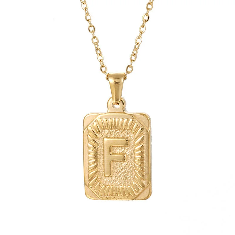 (Including Chain) Gold F