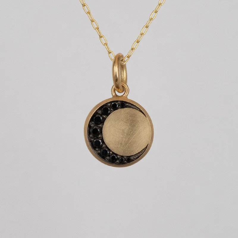 Women’s luxury necklaces-Under the Moon Pendant