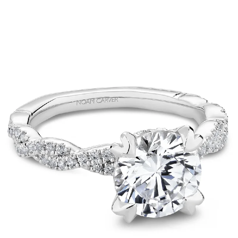 Women’s designer solitaire engagement rings-Noam Carver Engagement Ring