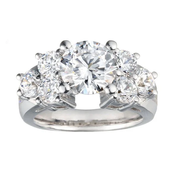 Women’s luxurious diamond engagement rings-DIAMOND ENGAGEMENT RING SETTING