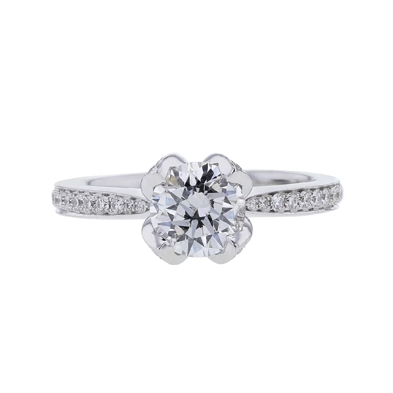 Women’s classic engagement rings-Hestia Ready for Love Diamond Engagement Ring