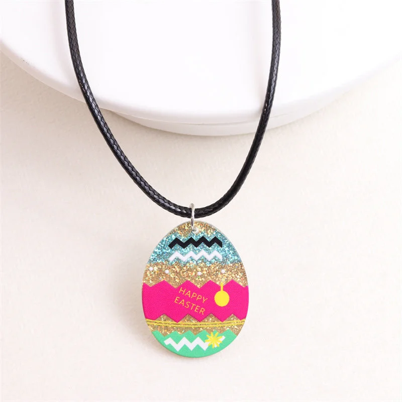 Wavy Egg-Necklace