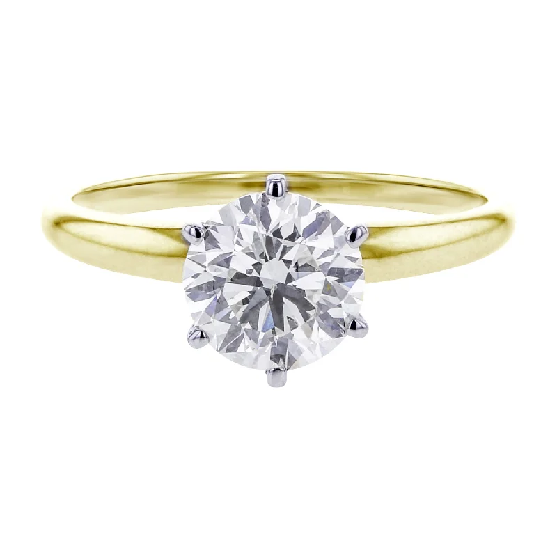 Women’s radiant cut engagement rings-Christa Ready For Love Diamond Engagement Ring 1 1/2CT