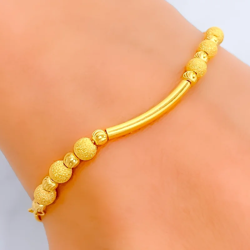 Women’s casual bracelets-Elevated Chic 22k Gold Bracelet