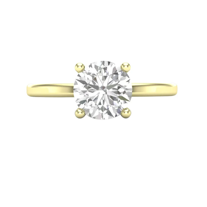 Women’s engagement rings-Melina Build Your Own Earth Born Diamond Engagement Ring 1/15ct