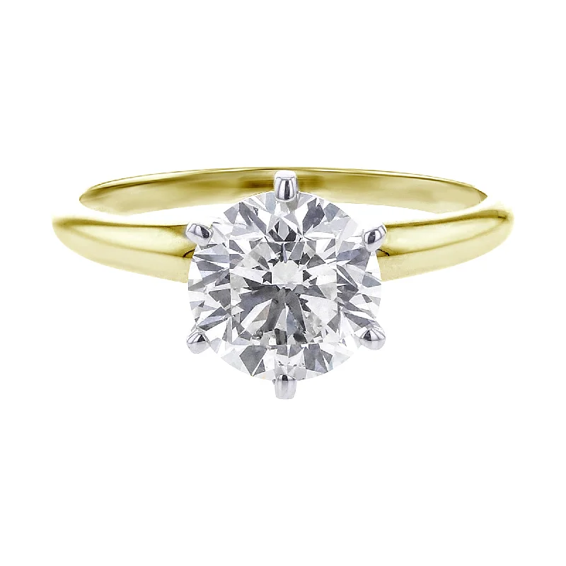 Women’s engagement rings with halo diamonds-Christa Ready For Love Diamond Engagement Ring 2CT