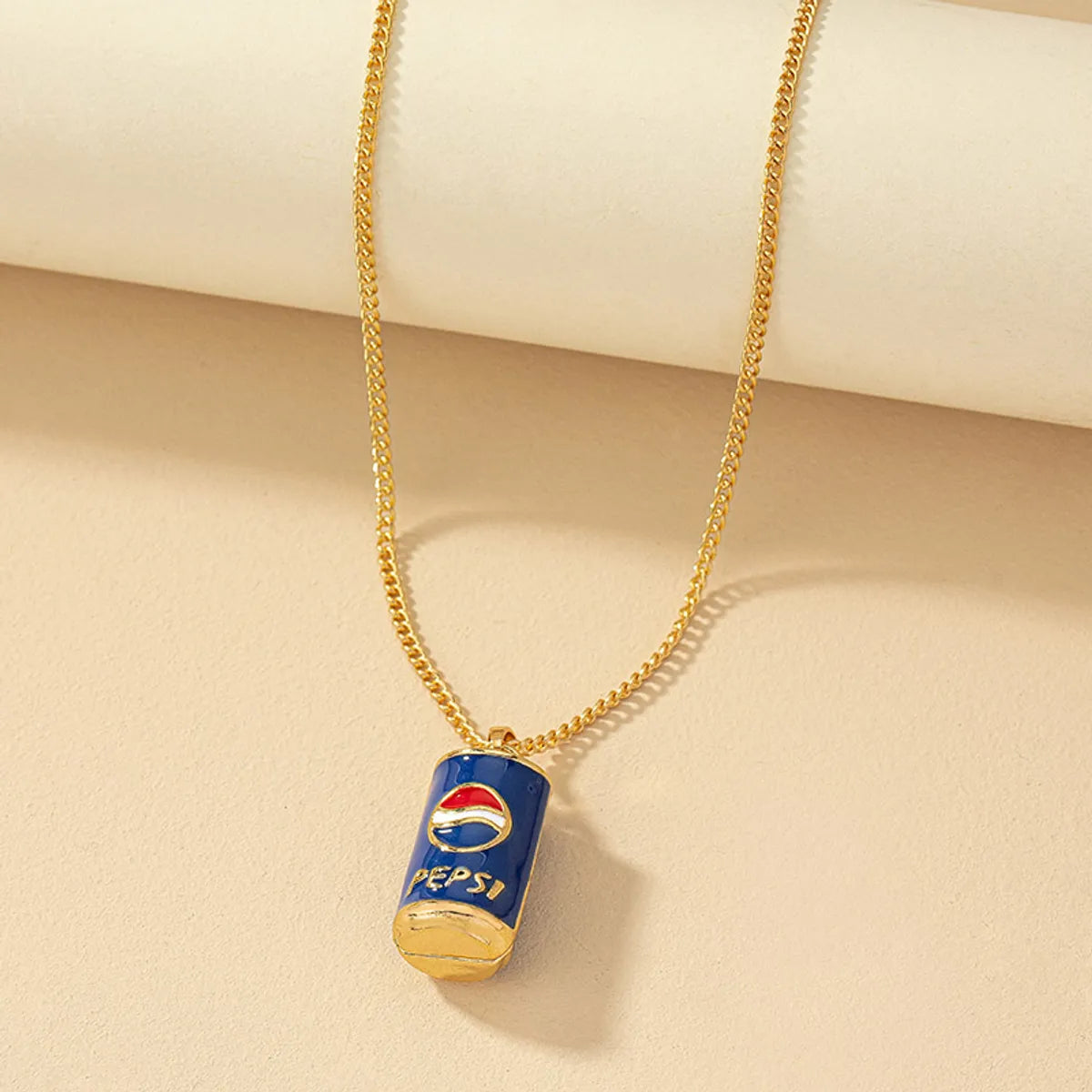 Women’s moonstone necklaces-Retro Coke Alloy Plating Gold Plated Women's Pendant Necklace