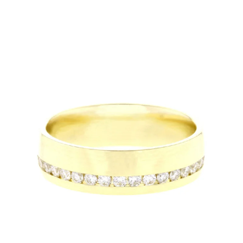 Women’s radiant cut engagement rings-Christian Bauer Classic Dome Diamond Wedding Ring