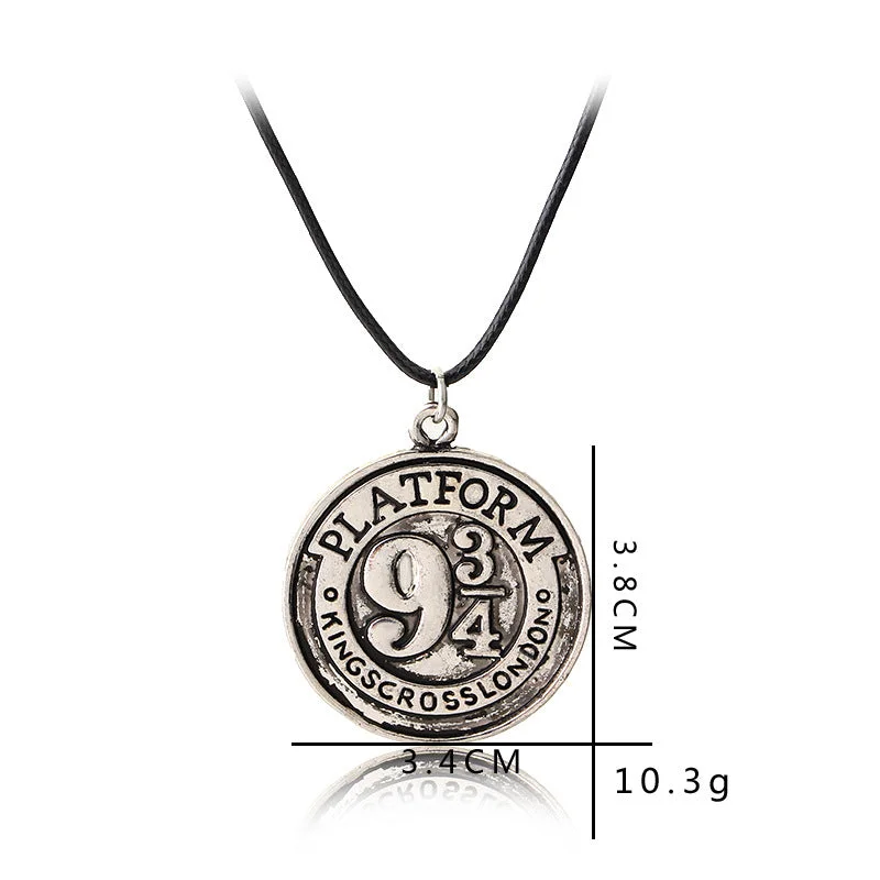 A1200as Antique Silver Resurrection Coin Necklace