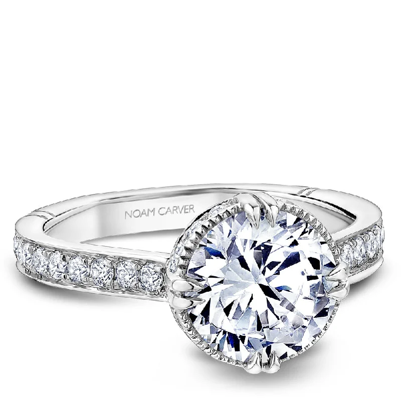 Women’s cushion-shaped diamond engagement rings-Noam Carver Engagement Ring