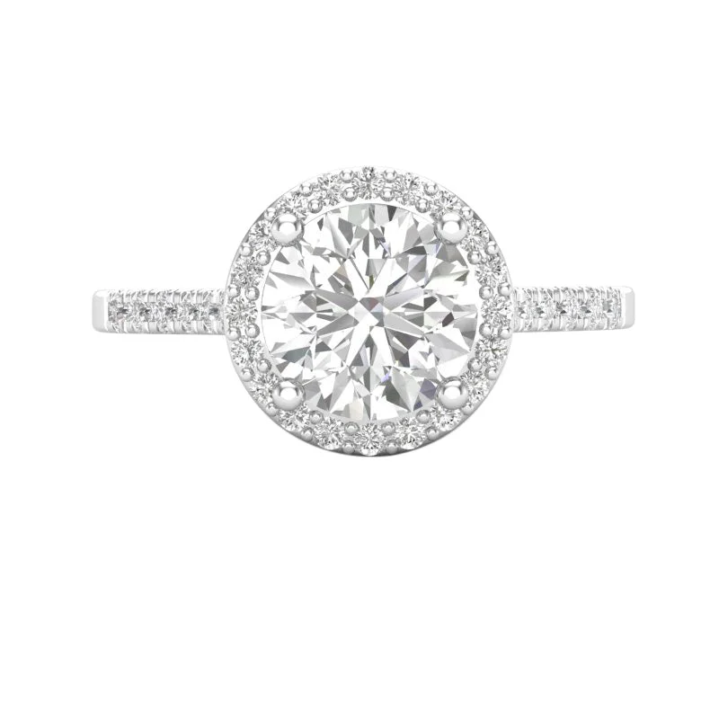 Women’s platinum engagement rings-Camryn Build Your Own Earth Born Diamond Engagement Ring 1/4ct