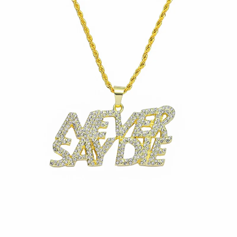 Gold (Letter)-0.3 * 60cm Stainless Steel Hemp Flowers Chain