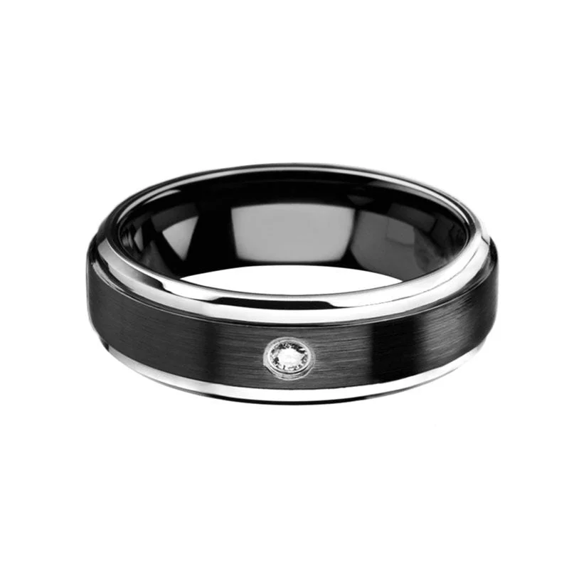 Women’s engagement rings with infinity band-Pierre Diamond Wedding Ring