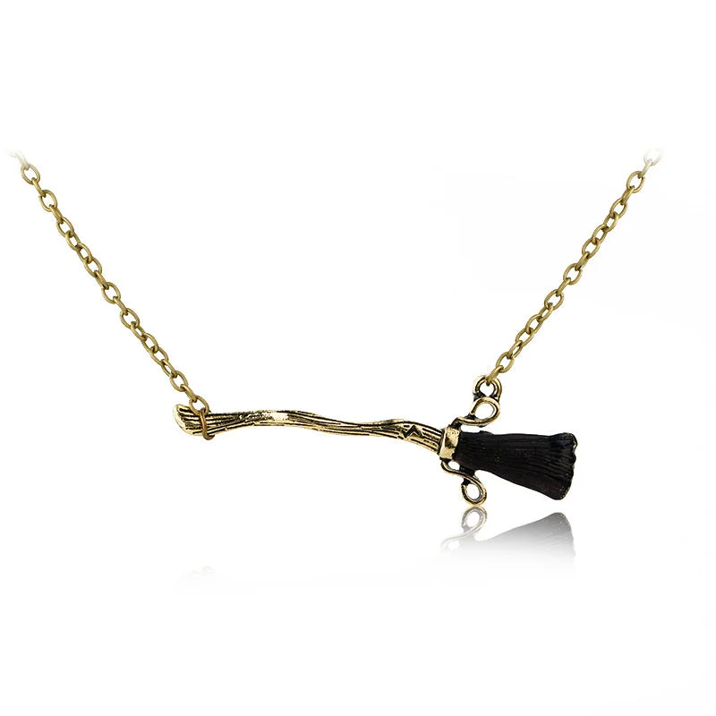 A1178 Enchanted Broom Necklace