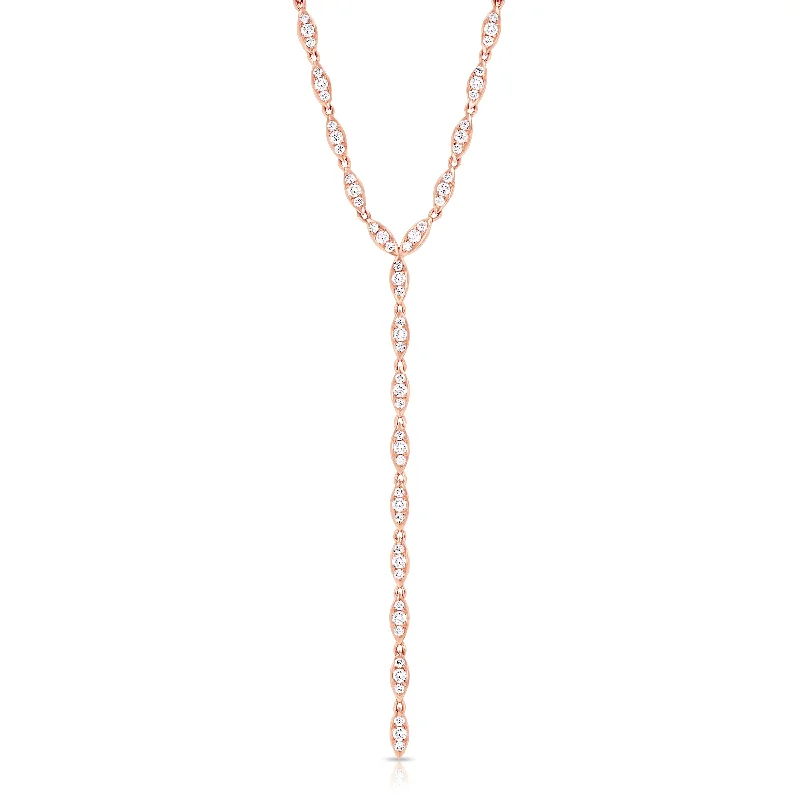 Women’s chic chain necklaces-Angel Lariat