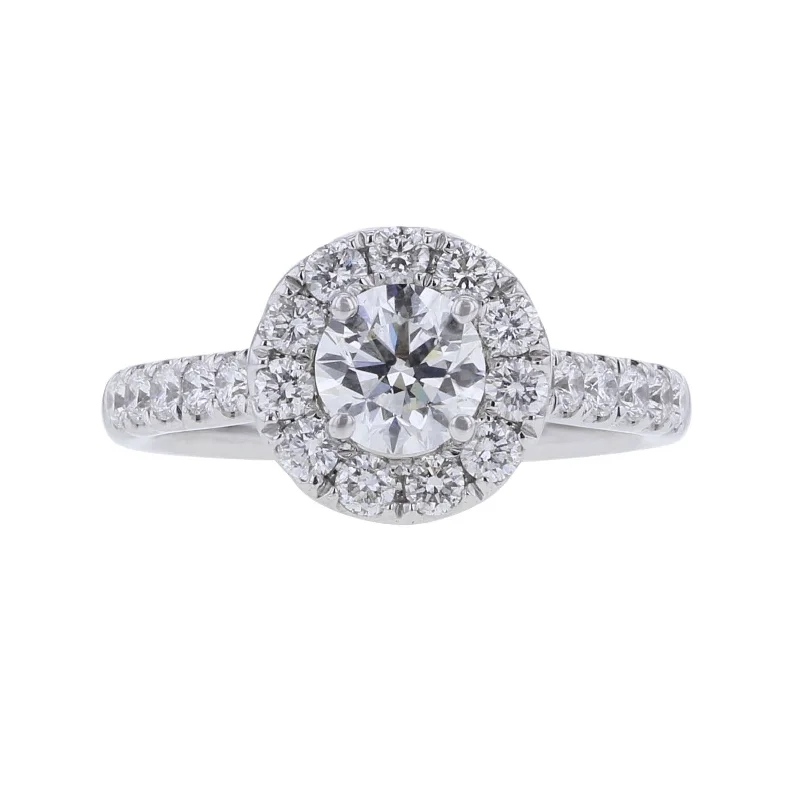 Women’s modern engagement rings-Belinda Certified Ready for Love Diamond Engagement Ring