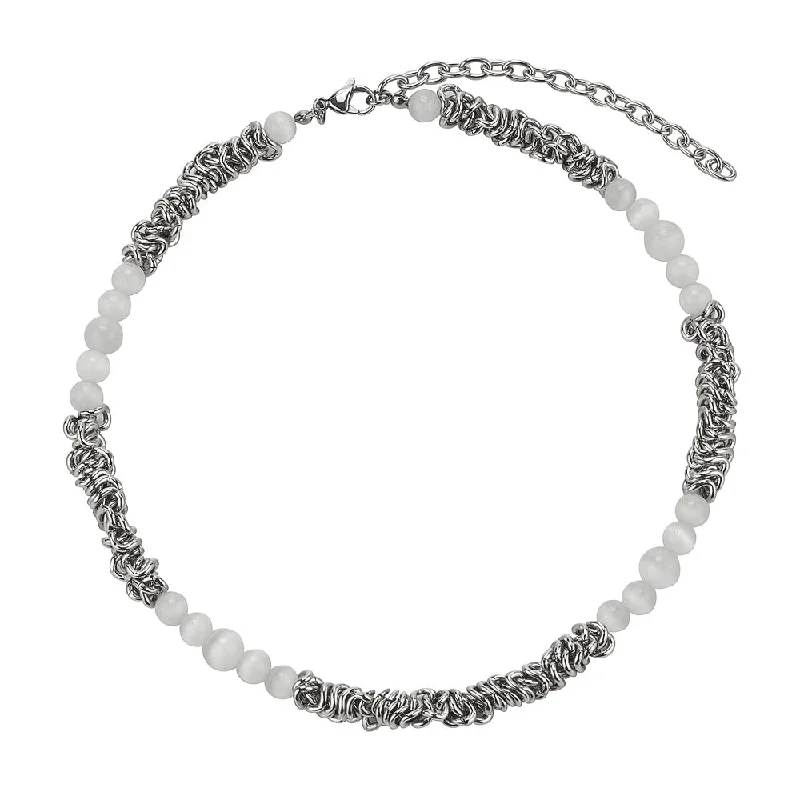 Silver (Chain Length Is about 58cm)