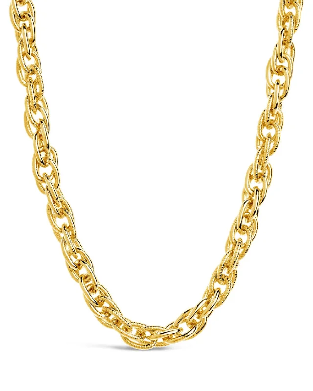 Women’s chic necklaces-Alex Interlocking Links Chain Necklace