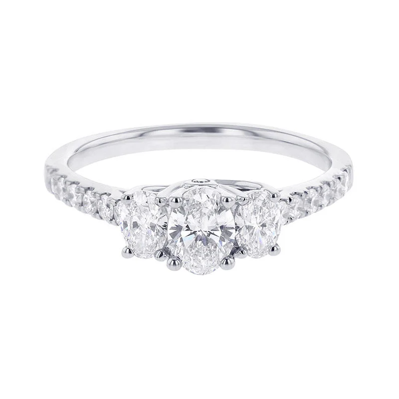 Women’s vintage engagement rings with diamonds-Autumn Ready for Love Diamond Engagement Ring