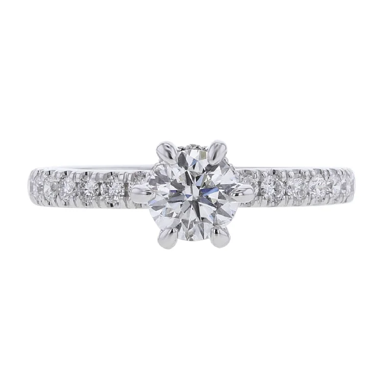 Women’s pear-shaped engagement rings-Victoria Ready for Love Diamond Engagement Ring