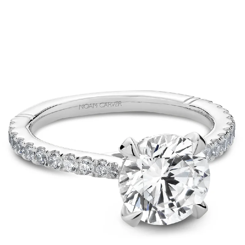 Women’s affordable solitaire engagement rings-Noam Carver Engagement Ring