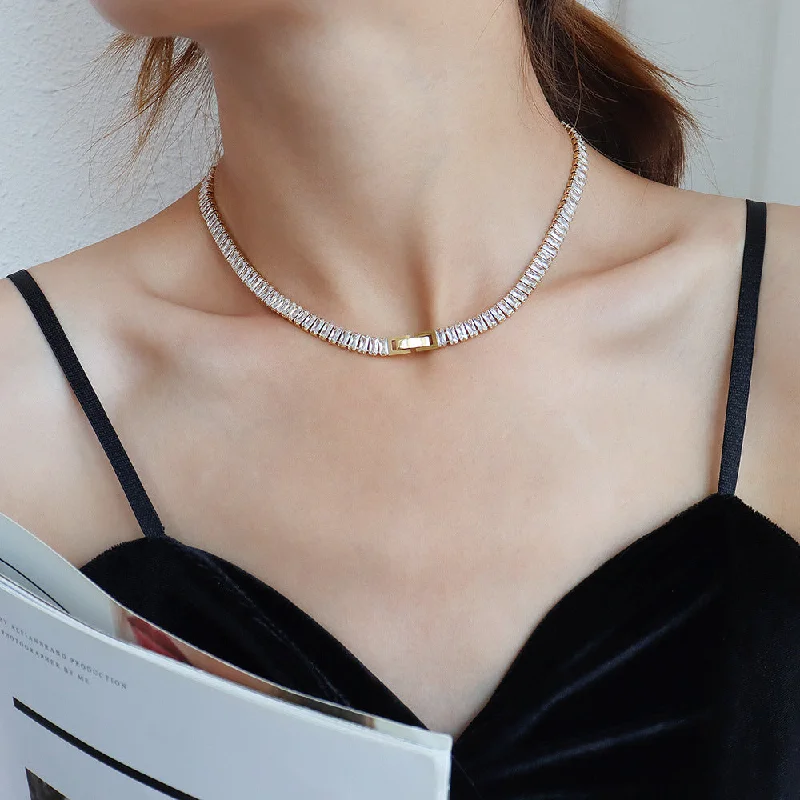 P1068 Gold Necklace 36cm