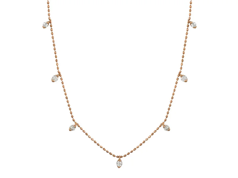 Women’s sapphire necklaces-Rose Gold Cleopatra Style Necklace