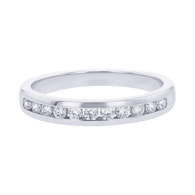 Women’s engagement rings with heart-shaped diamonds-Shannel Diamond Wedding Ring 1/4ct