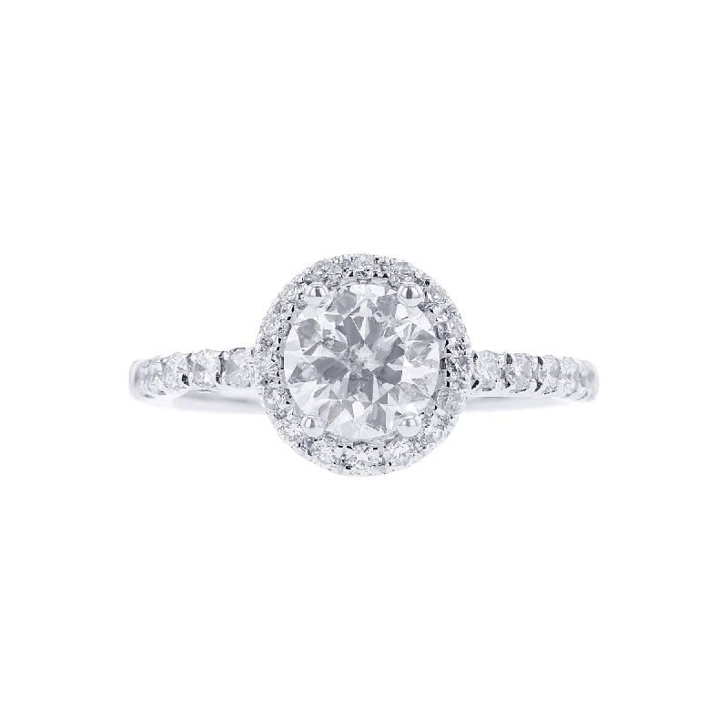 Women’s classic engagement rings-Reign Ready for Love Diamond Engagement Ring